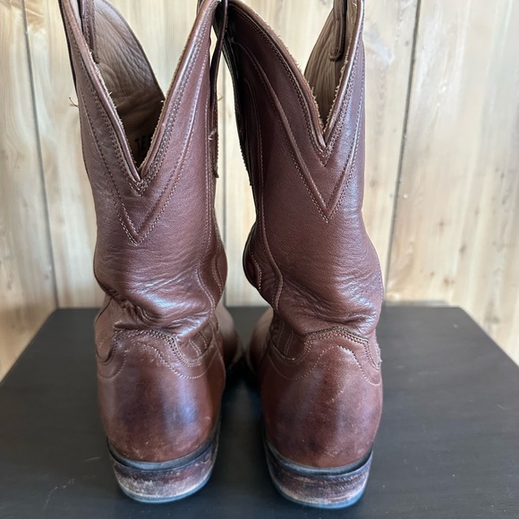 Tecovas Rich Brown Western Boots made in Mexico Size 9.5 EE - Picture 10 of 14